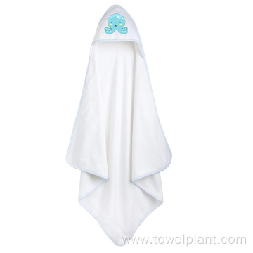 100% cotton Kids hooded bath towels